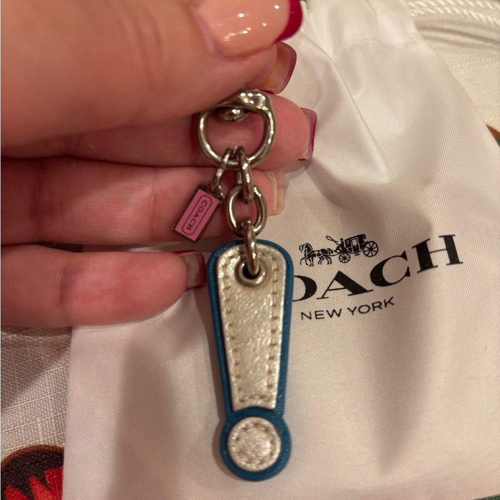 Coach Metallic Exclamation Point Bagcharm